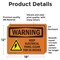 Signmission Keep Electrical Panel Clear With Symbol OSHA Warning Sign, Vinyl Decal, 18in W x 12in L, 2PK OS-2PACK-WS-D-1218-L-12209 - alternate 5
